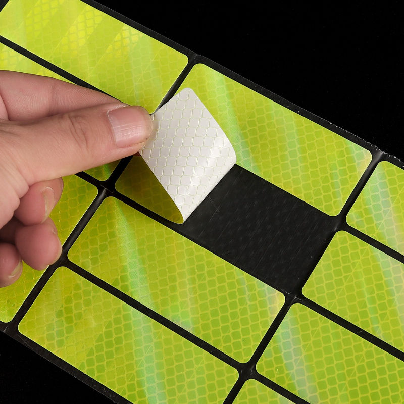Thumbnail: 10 Reflective Safety Stickers for Night Visibility Waterproof Pet Bike Motorcycl