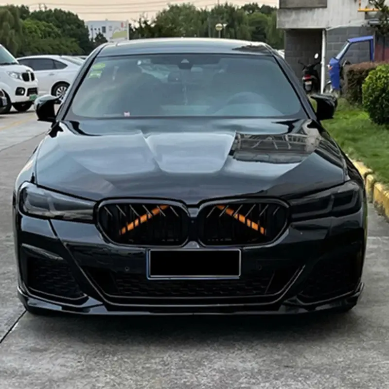 Thumbnail: 2pcs Car Front Grille Trim Strips V Brace M Sport Bar Decoration For BMW F30 F32