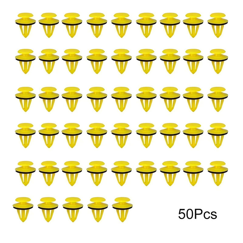 Thumbnail: 50PCS Door Panel Clip with Seal Ring Fastener Rivet Bumper Clip Retainer for BMW