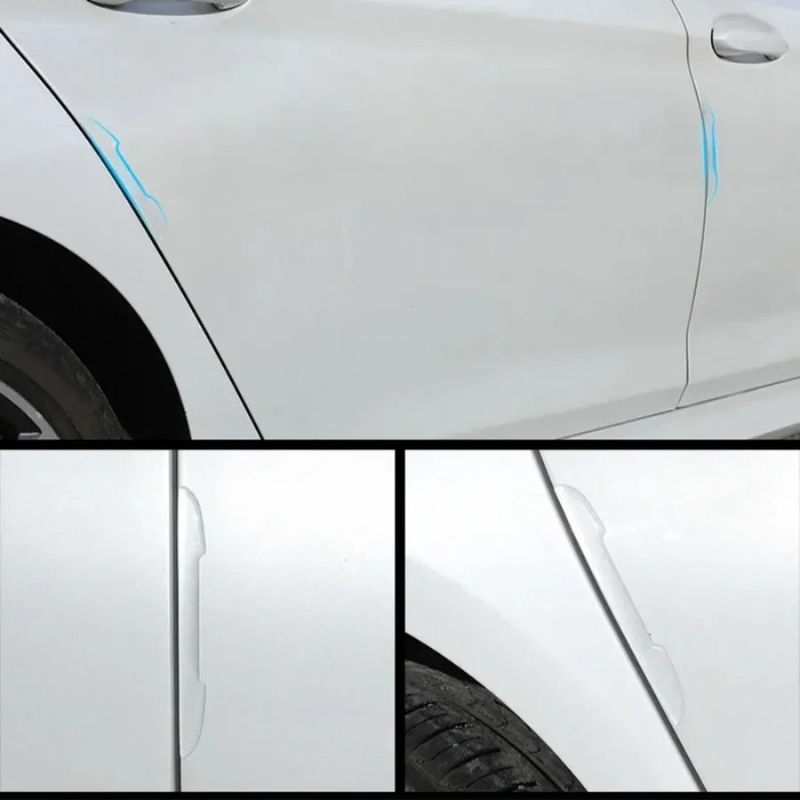 Thumbnail: Car Door Transparent Anti-collision Protector Bar Stickers Rearew View Mirror Co