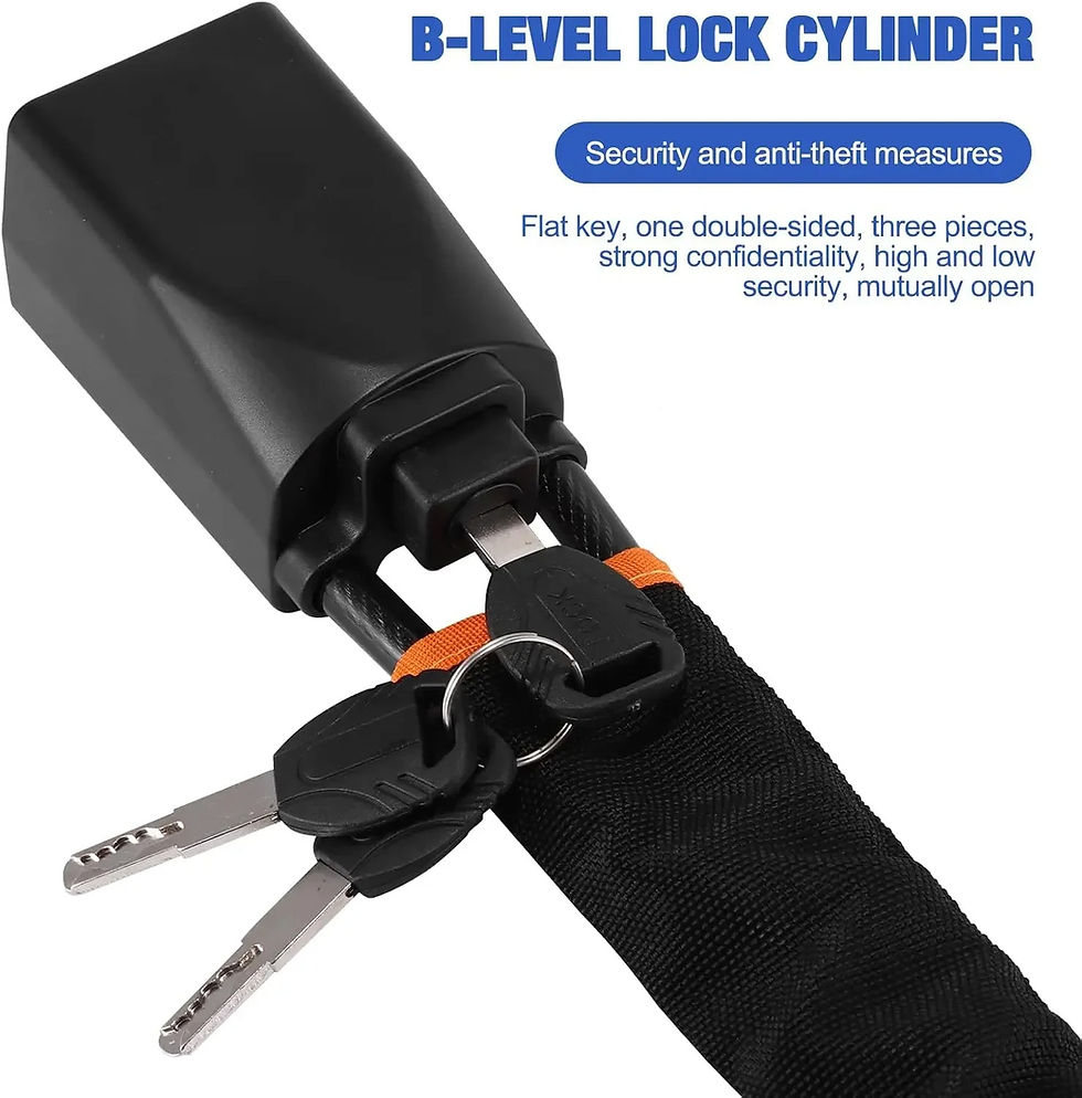 Thumbnail: Universal Anti-theft Device Car Steering Wheel Lock Safety Belt Buckle Lock Stee
