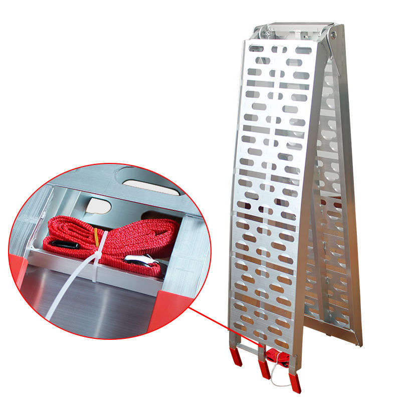 1Piece Aluminum Car Ladder Pickup Truck ATV Loading Ramps Portable 7.5 FT 750 Lb
