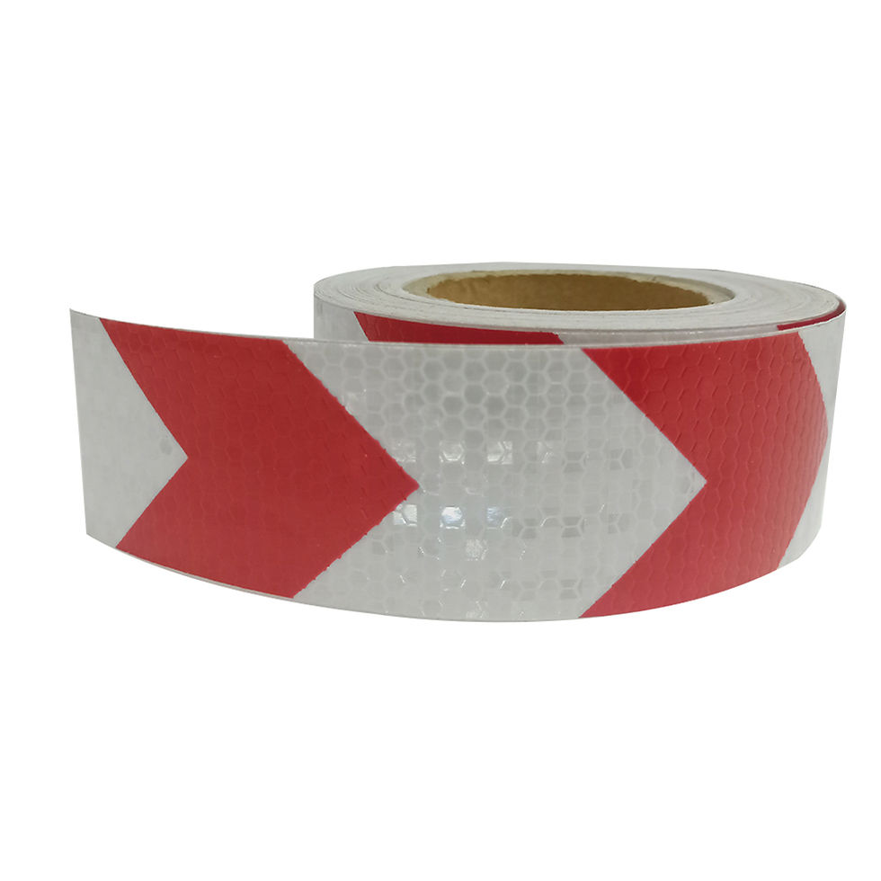 Thumbnail: 5X300cm Reflective Adhesive Tape Sticker Arrow Reflective Tape Safety Caution Wa