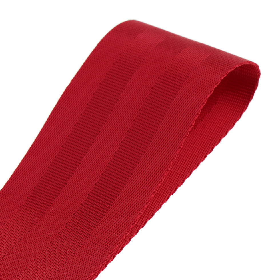 Thumbnail: Universal Car Auto Trailer Tow Strap Short Loop Set Kit With Bumper Hook Red Car