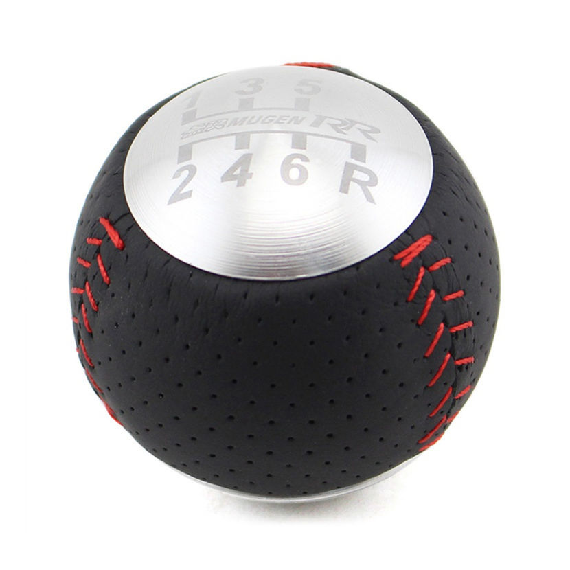 JDM Mu gen RR 5/6 Speed Leather gear shift knob for HONDA CRZ Type R Civic FA5 F