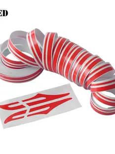 Thumbnail: 1 Roll Multicolor Striping Pin Stripe Steamline Double Line Tape Car Body Decal