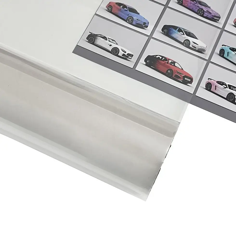 Thumbnail: Car Light Film Car Headlight Fog Light Taillight Smoke Black Tint Vinyl Film Sel