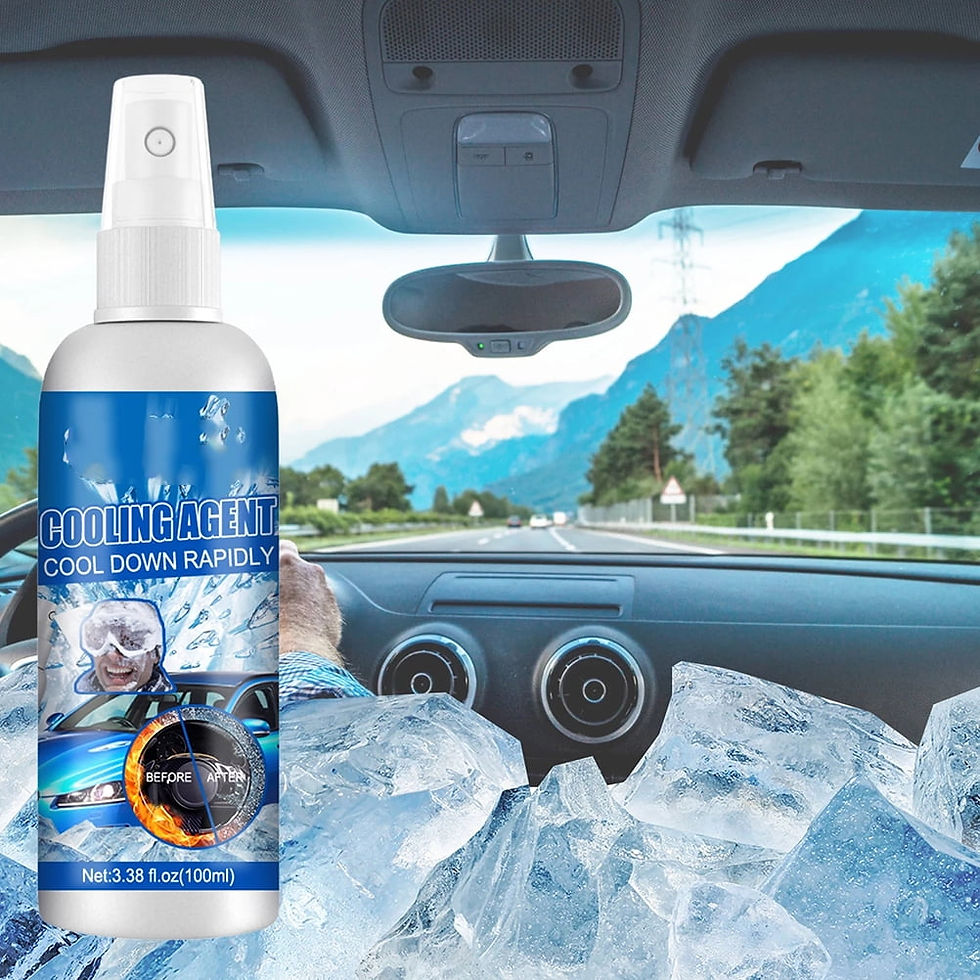 Thumbnail: Instant Cooling Spray Automotive Refrigerant Cooling Agent Spray Car Freeze..