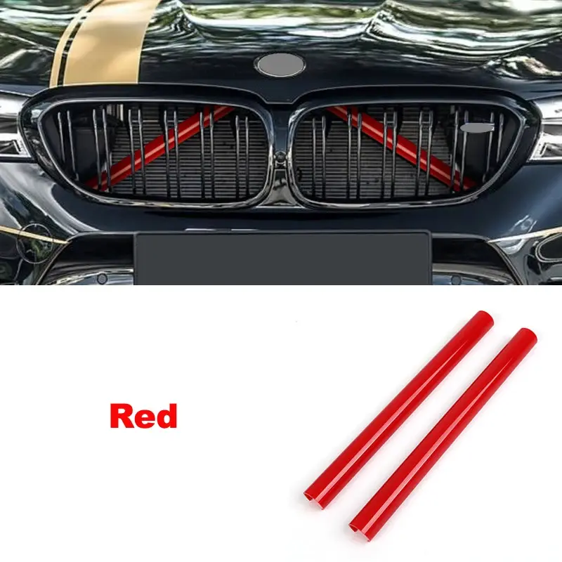 Thumbnail: 2Pcs Front Kidney Grille Cover Frame Trim For BMW 5/6/7 Series F10 F11 F12 F13 F