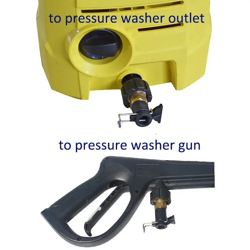 Thumbnail: Pressure Washer Outlet Hose Connector Converter for Bosch AR Black Decker