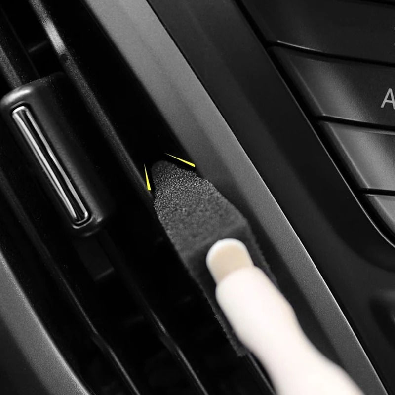 Thumbnail: Car Air Conditioner Vent Cleaner Cleaning Brush Detailing Scrub Brush Outlet Was