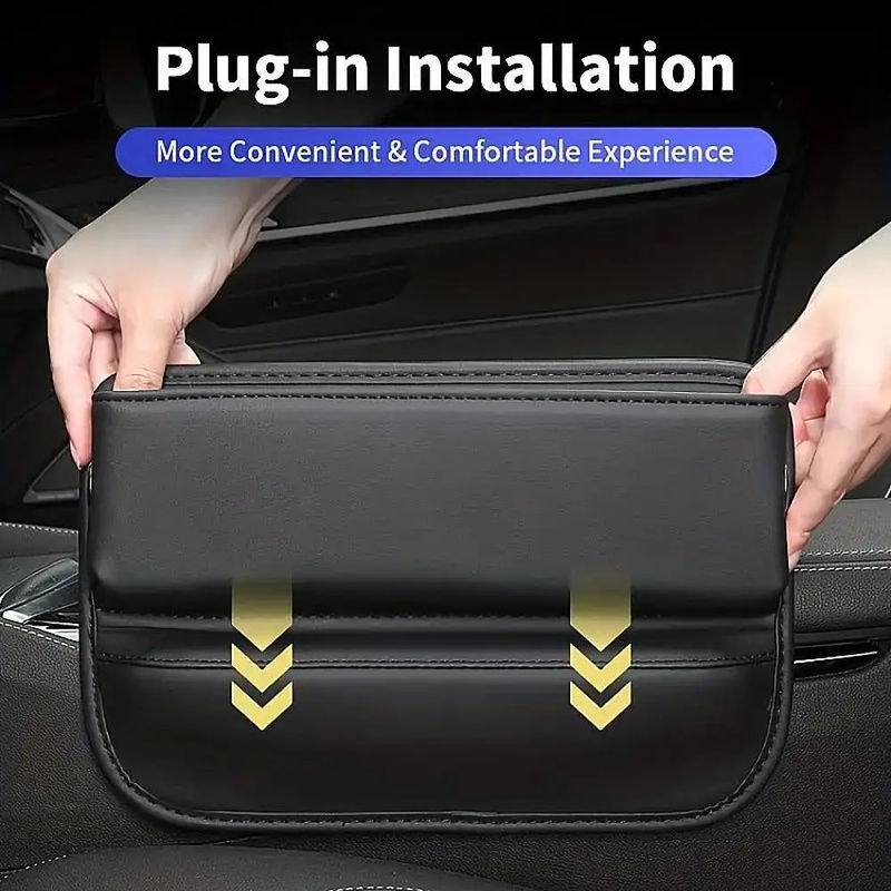 Car Seat Gap Box PU Leather Large Capacity Multifunctional Storage Miscellaneous