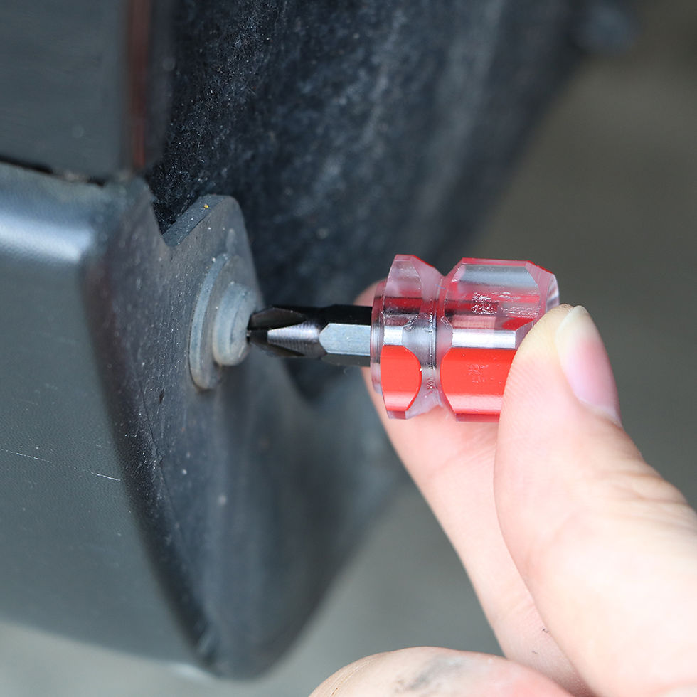 Thumbnail: Slotted Screwdriver Repair Hand Tools Mini Short Small Split Car Fender Repair T