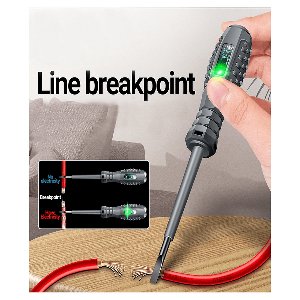 Thumbnail: Voltage Tester with Screwdriver Electrical Tester Tool Non Voltage Tester P..
