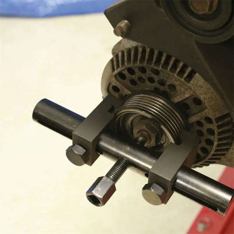 Thumbnail: 1pc Puller for Ribbed Drive Pulley Crankshaft Remover Car Repair Tool