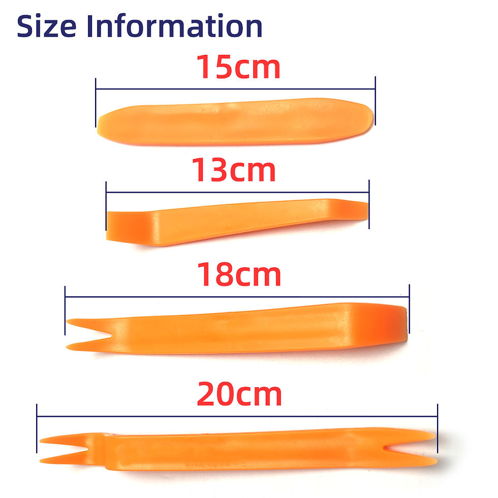 Thumbnail: Auto Door Clip Panel Trim Removal Tools Kits Navigation Blades Disassembly Plast