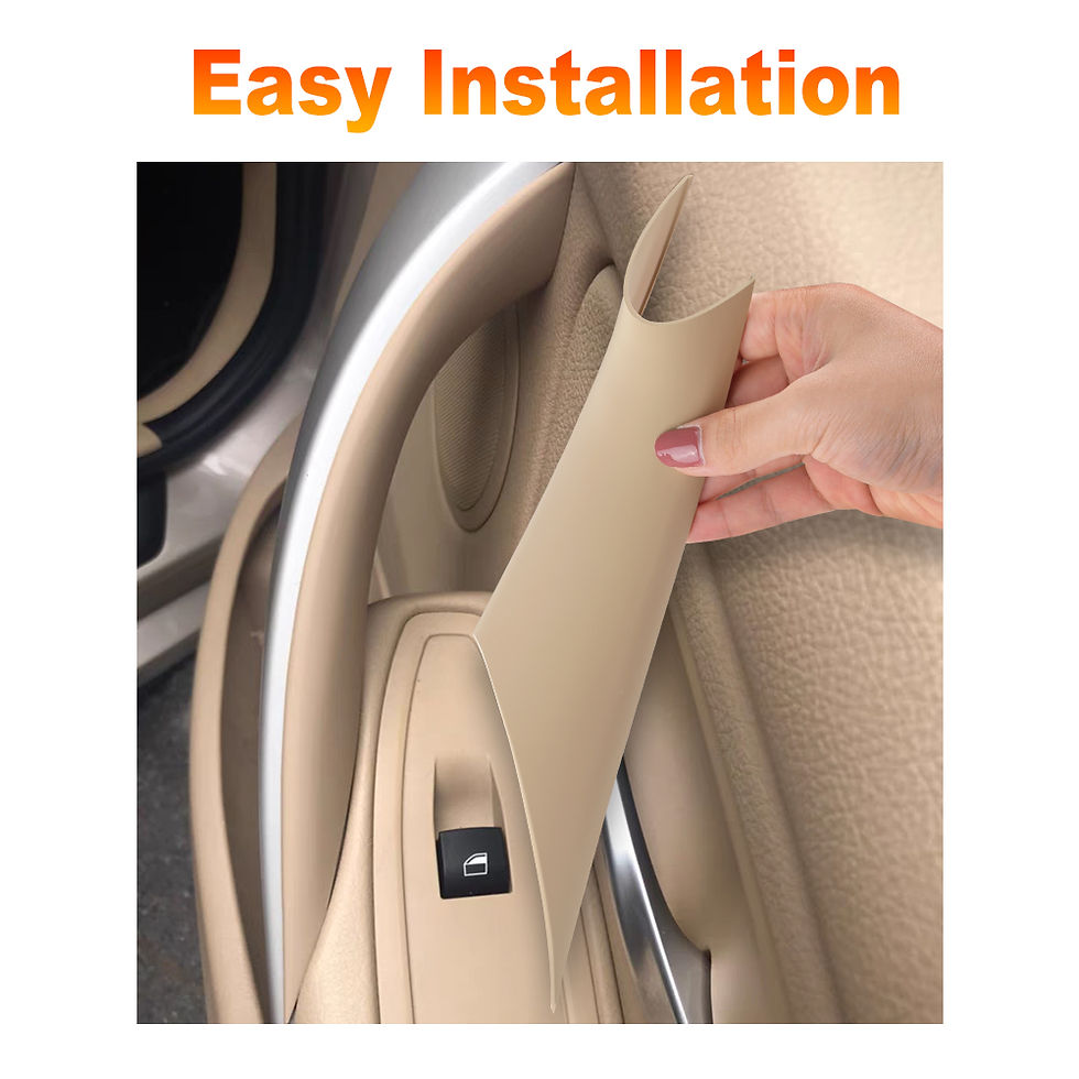 Thumbnail: Inner Doors Panel Handle Bar Pull Carrier Trim Cover For BMW 3 4 Series F30 F35