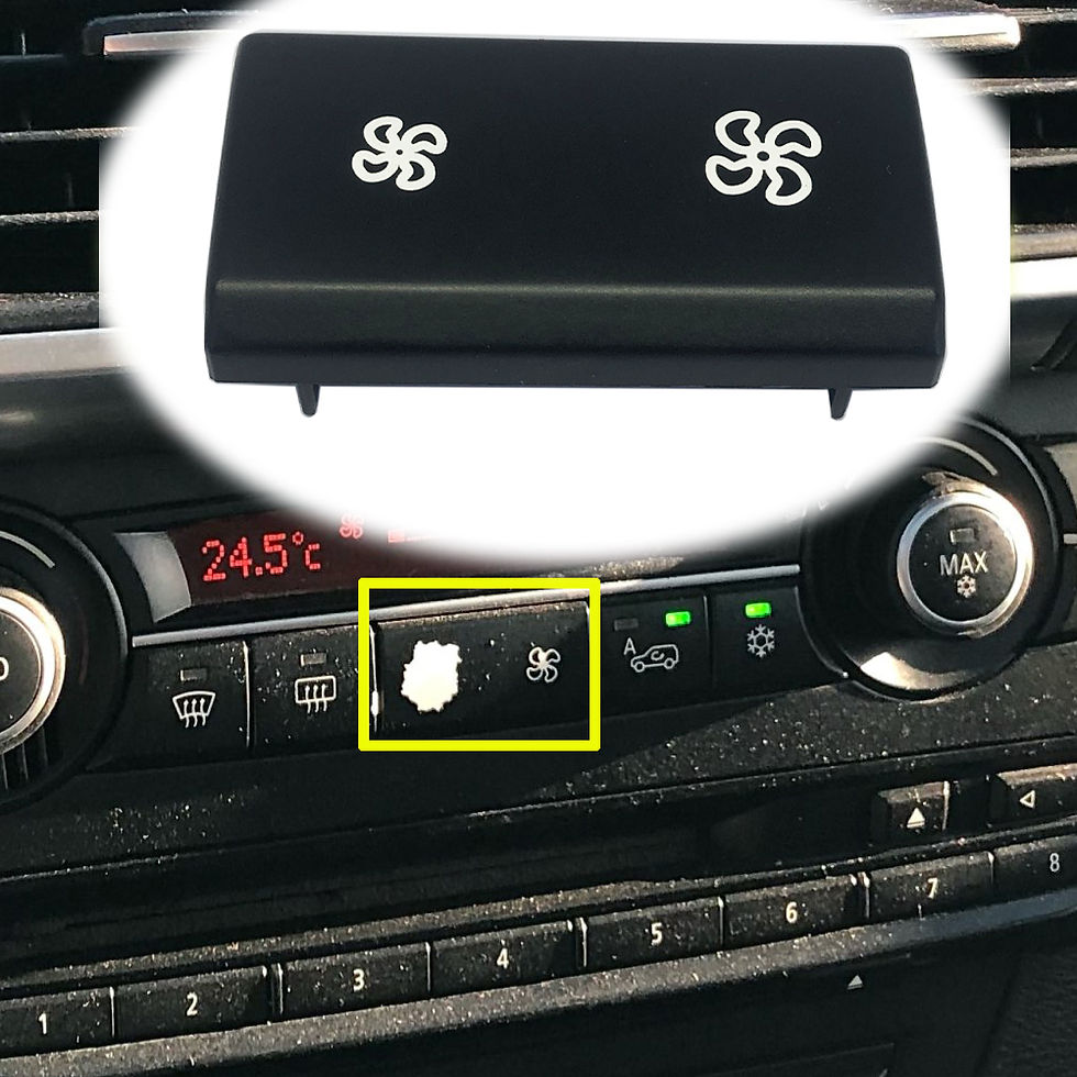 Thumbnail: AC Heater Climate Air Conditioning Control Panel Fan Speed Button Cover Replacem