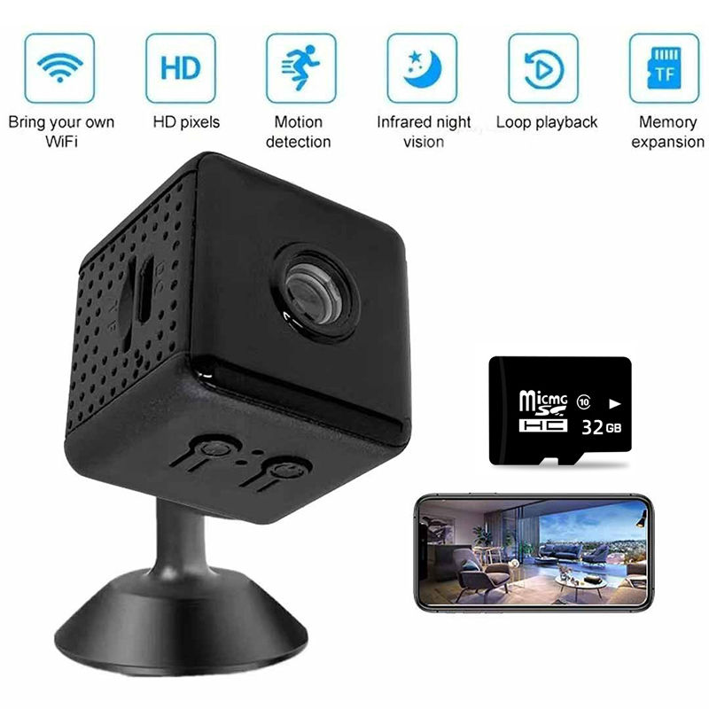 Thumbnail: New 4K Mini Camera Home Small Wireless Wifi Camera Outdoor Upgrade Baby Pet Move
