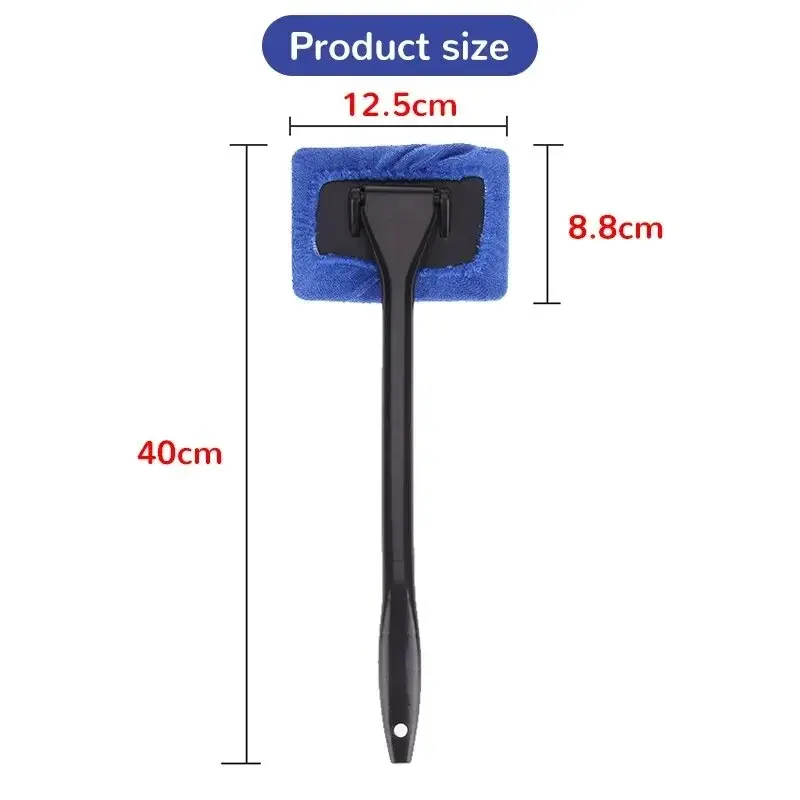 Thumbnail: Car Window Cleaner Brush Kit Windshield Cleaning Wash Tool Inside Interior Auto