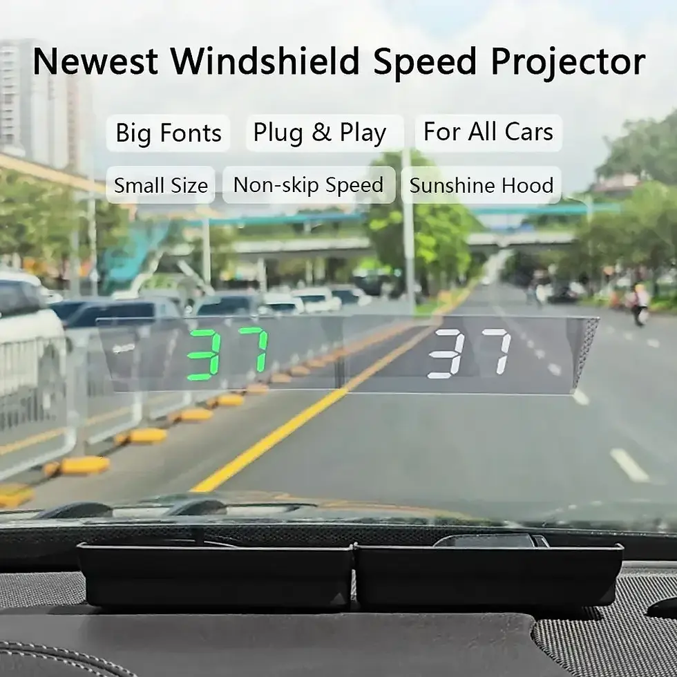 Thumbnail: Car GPS HUD Head Up Display Digital Speedometer Speed Meter KMH/MPH for Car Truc
