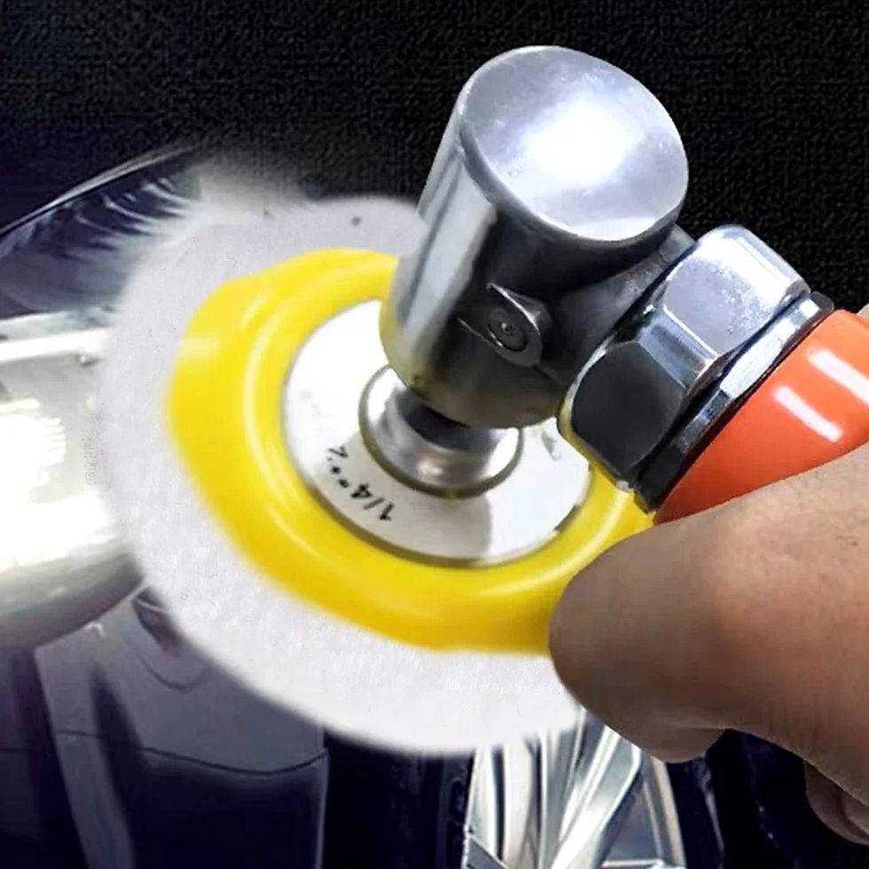 Thumbnail: 3/4/5/6/7 Inch Polishing Kit One Polishing Pad Car Waxing Sponge Disk Wool Wheel