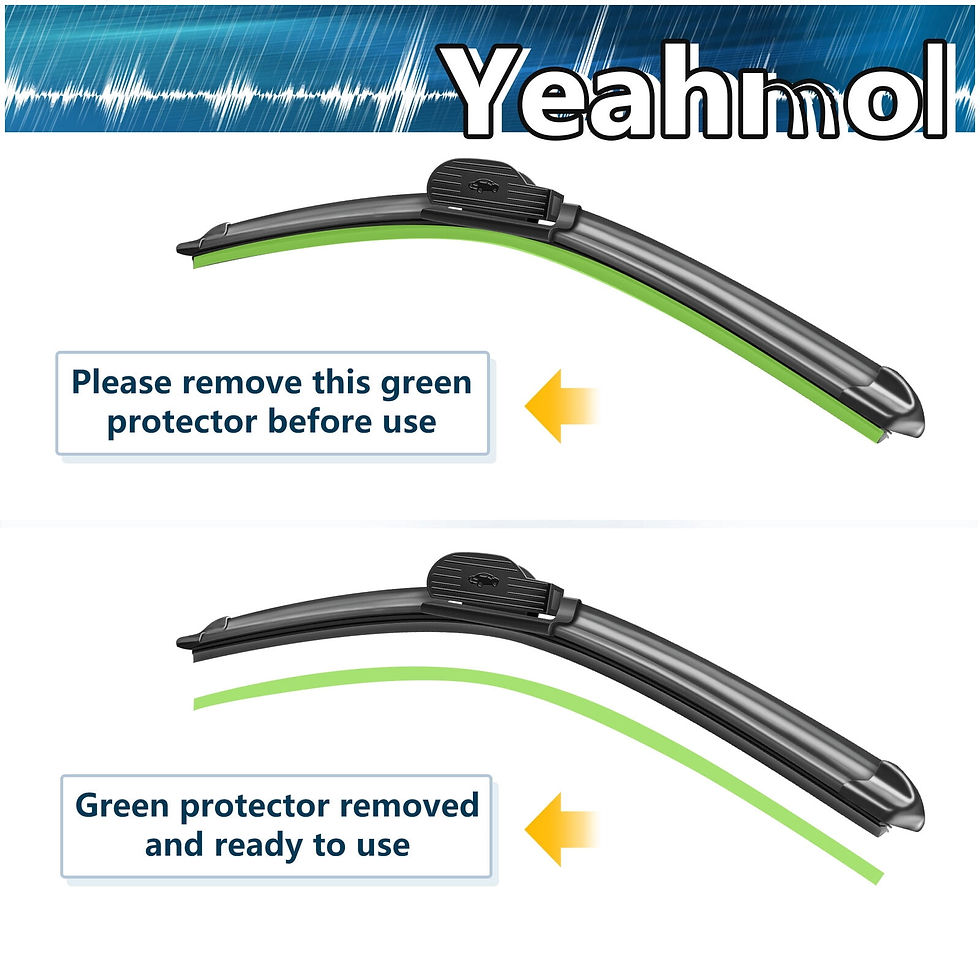 Thumbnail: Yeahmol 16"+16" Fit For Jeep Gladiator 2020 Windshield Wiper Blades, Replac..