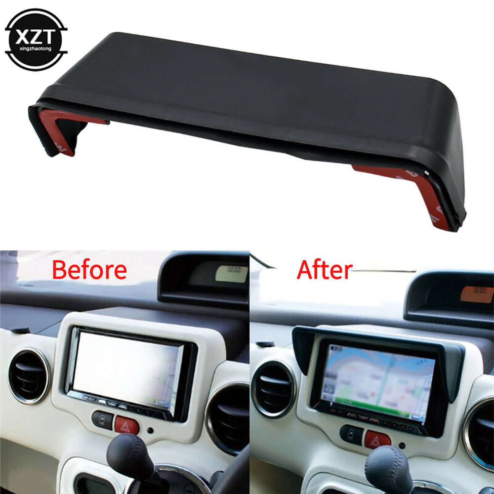 Car Sunshade Visor Lens Hood Cover Car in Dash Screen Sun Shade Sun Visor For 7"