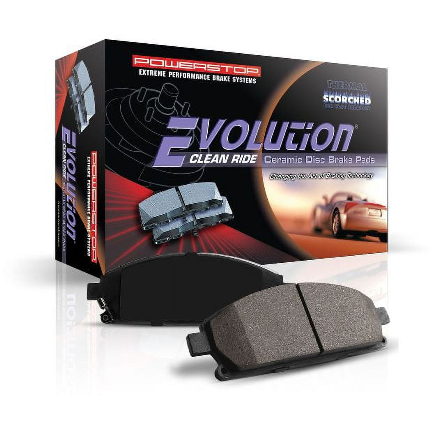 Power Stop Rear Z16 Evolution Ceramic Brake Pads 16-692A