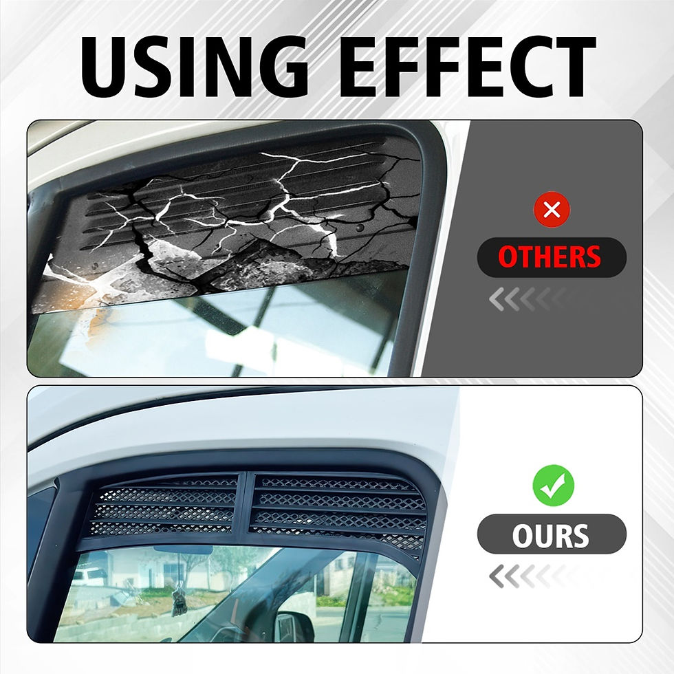 Thumbnail: 2PCS Ventilation Grilles Fly Screens For Ducato Boxer Jumper Anti Mosquito Grill