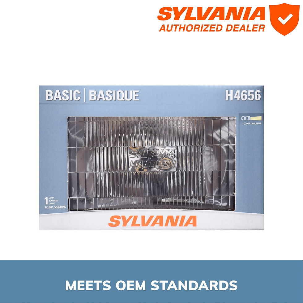 Sylvania H4656 Basic Sealed Beam Headlight, 1 Pack