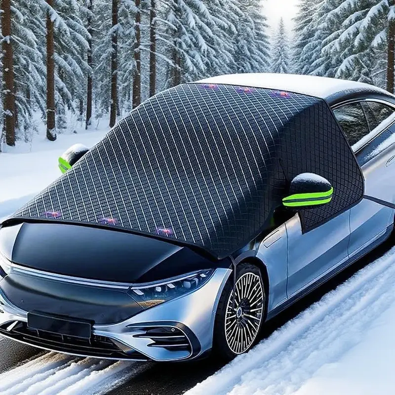 Winter Car Snow Cover Magnetic Windshield Protector Large Size Glass Sun Visor A