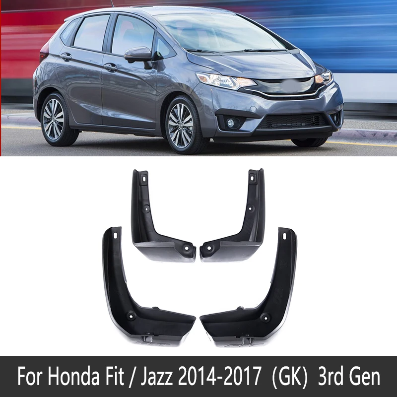 Thumbnail: Auto Mud Flap Guard Mudguards For Honda Fit Jazz GD GE GK 2004~2019 2005 2010 Mu