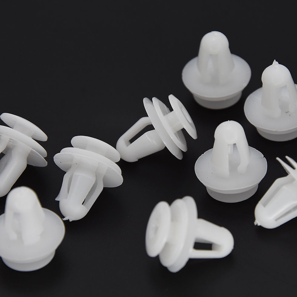 Thumbnail: 50Pcs 8mm Car Bumper Clips Fastener Rivet Retainer Push Engine Cover Car Door Tr