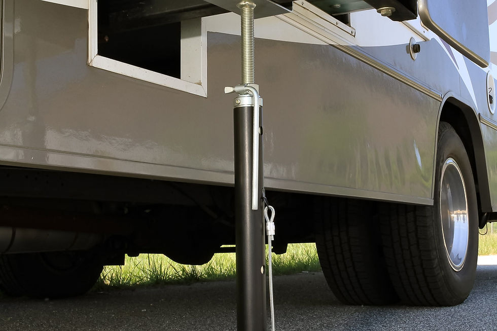 Thumbnail: Camco Eaz-Lift RV Slide-Out Support - 19-inches to 47-inches - Steel, Black..