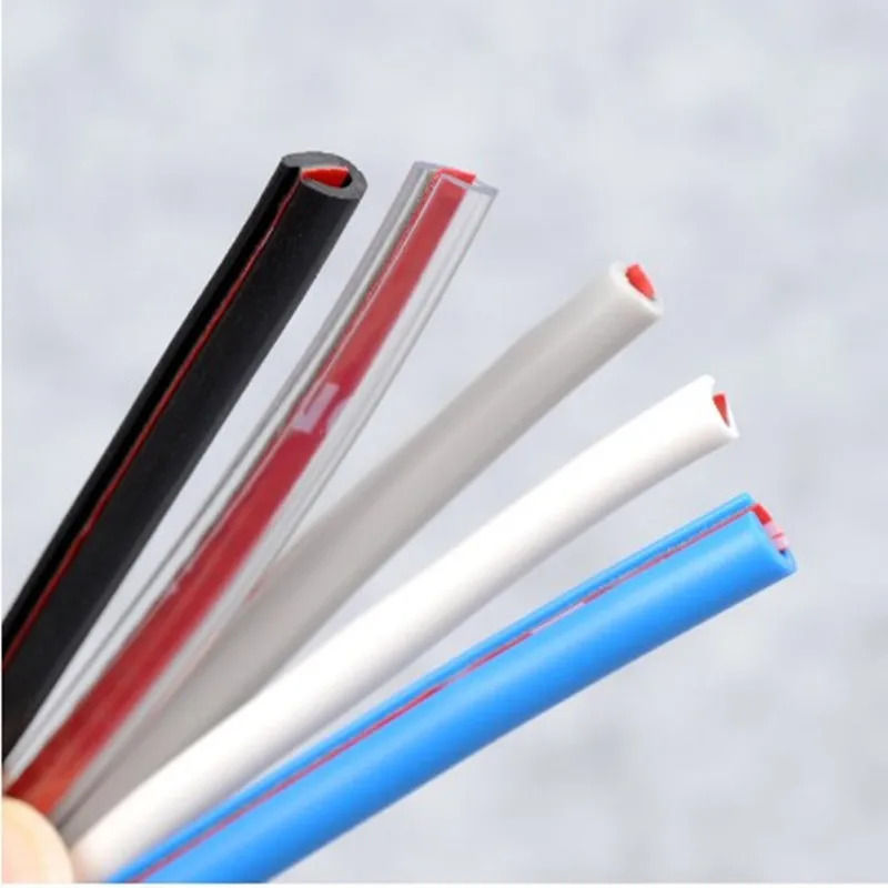 Thumbnail: 1/2/3pcs 2/5M U type universal car door protection edge guards trim trip styling