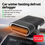 Thumbnail: 12/24V Portable Car Heater Defroster Demister 360 Degree Rotating Purifying Warm