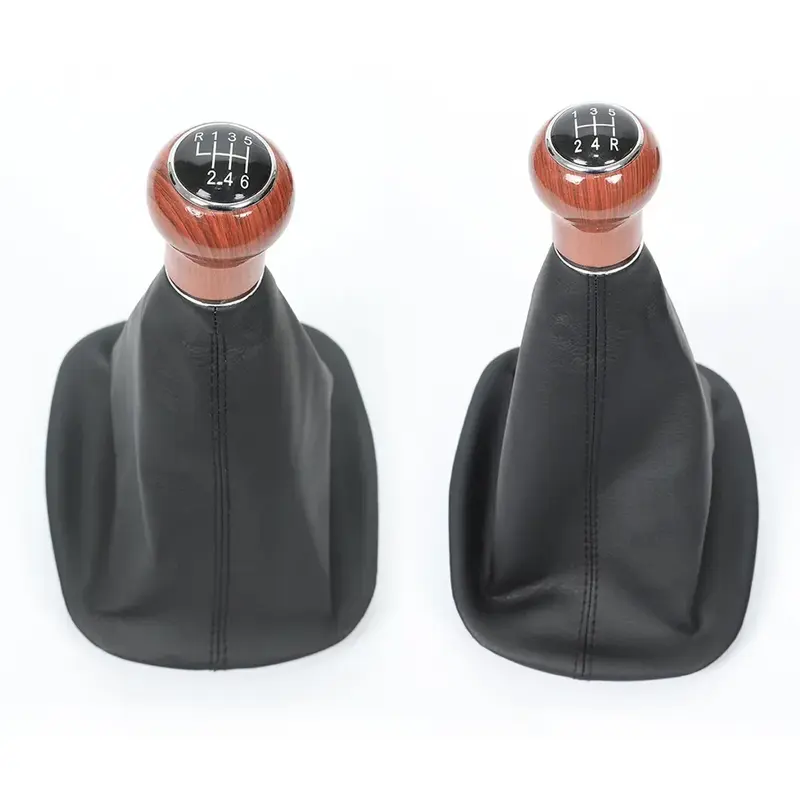 Thumbnail: New 5/6 Speed Gear Shift Knob Leather Gaiter Boot Cover Case Skin for Volkswagen