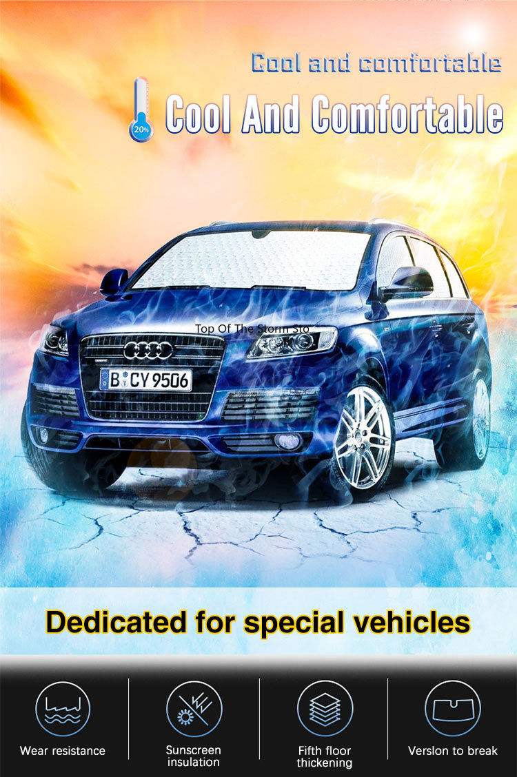 Thumbnail: Car Sun Shade for Volkswagen VW Touran MK2 5T 2016 2017 2018 2019 2020 2021 2022