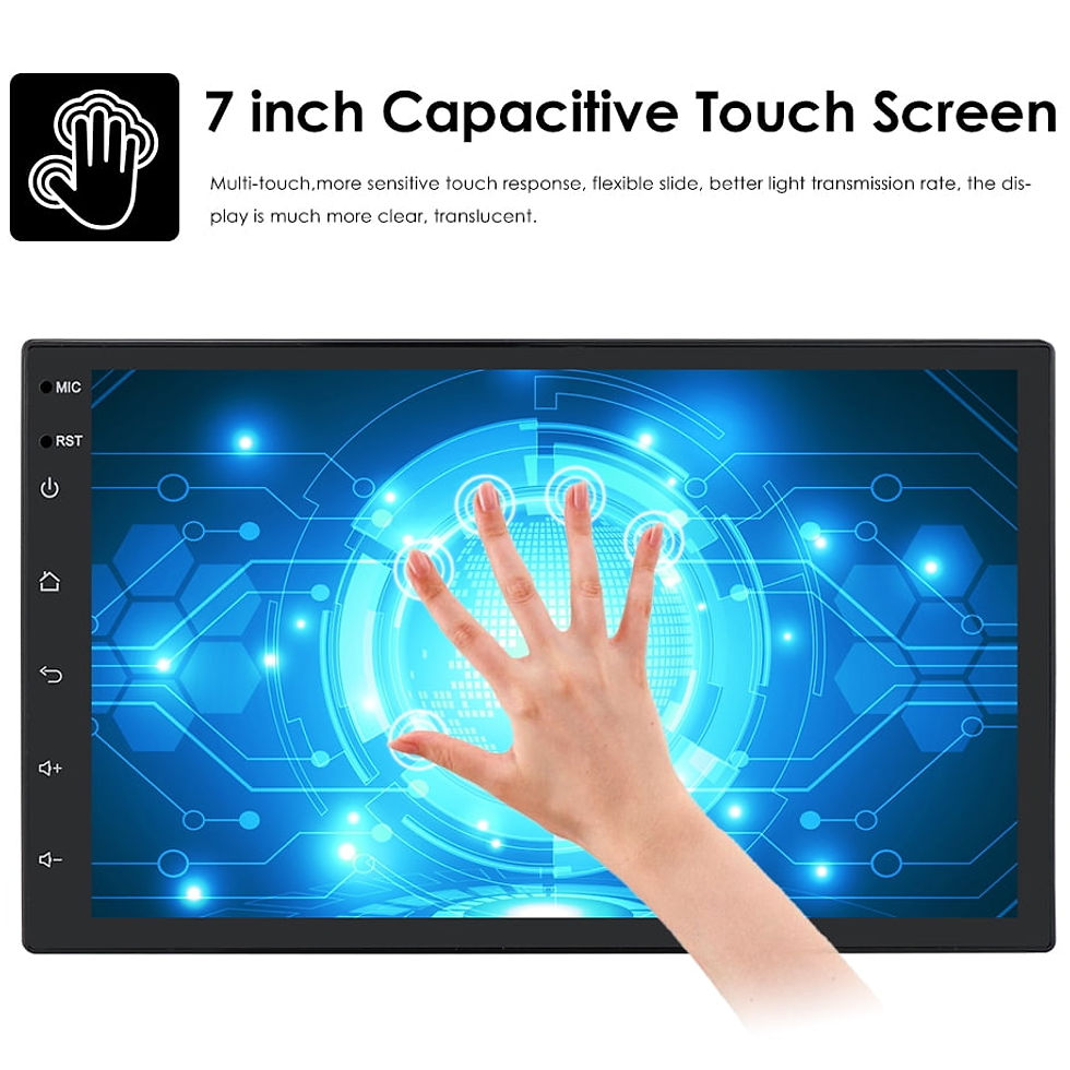Thumbnail: Double 2 Din Android 11 Apple Carplay Wifi 32GB 7" Car Stereo Radio GPS Nav..