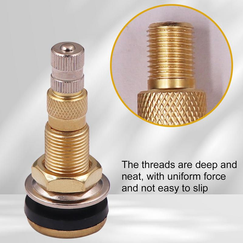 Thumbnail: Tractor Valve Stem TR618A Tire Valve Stems Brass Tubeless Tire Valve Stems Tools