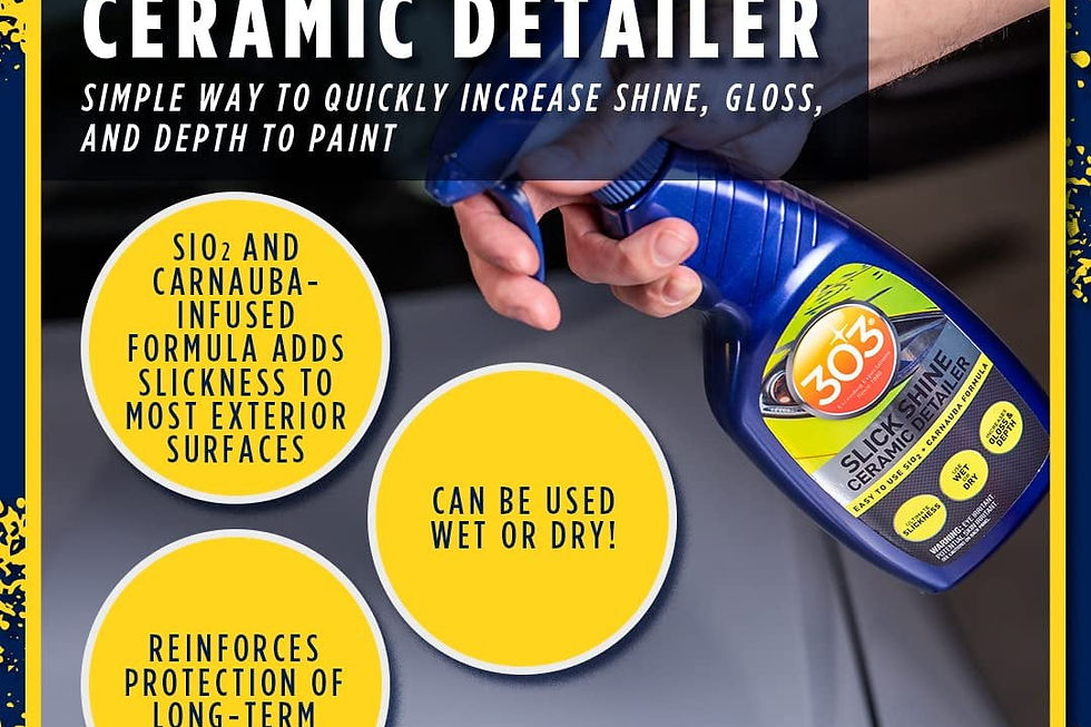 Thumbnail: 303 Products 30265 Slick Shine Ceramic Detailer - SiO2 and Carnauba Infused..