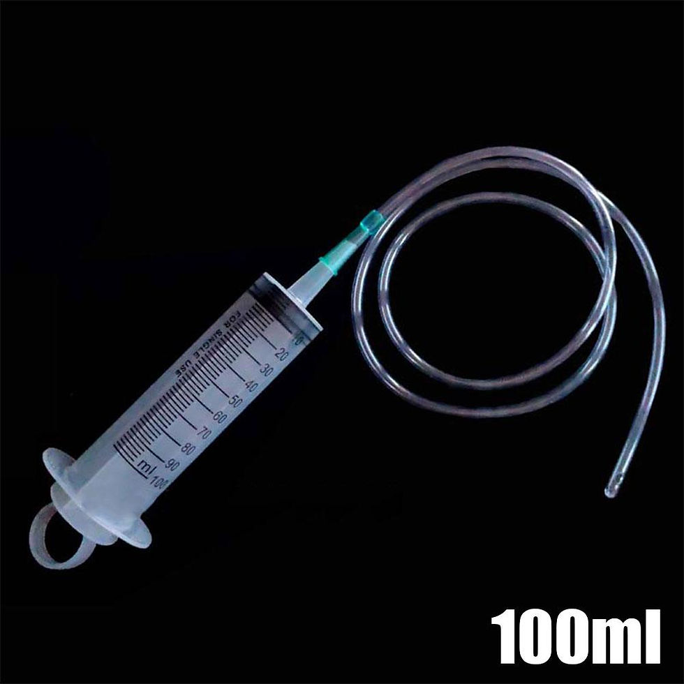 Thumbnail: 100/300/550ml Large Capacity Syringes Oil Pump With 1m Hose Pet Feeding Measurin