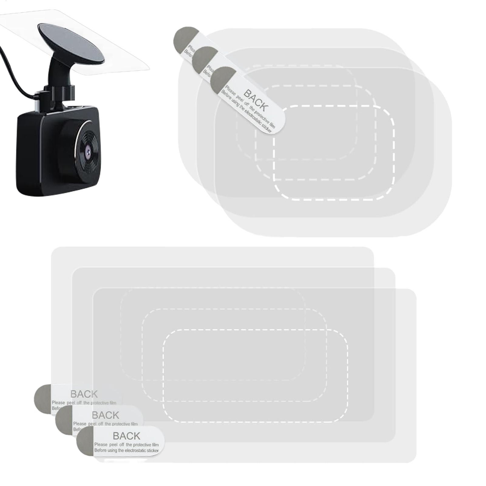 6pcs Dashcams Windshield Sticker Electrostatic Sticker For Dash Cam Electrostati