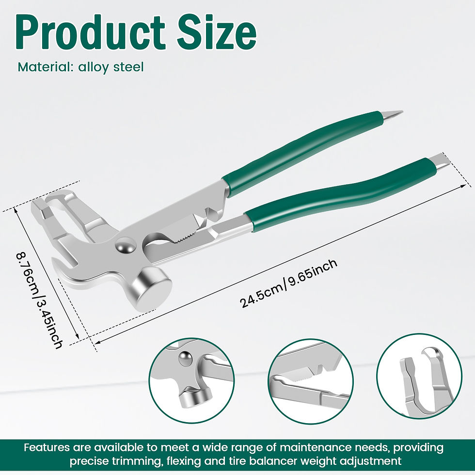 Thumbnail: Alloy Steel Wheel Weight Pliers Multifunctional Heavy Duty Wheel Balancing Weigh