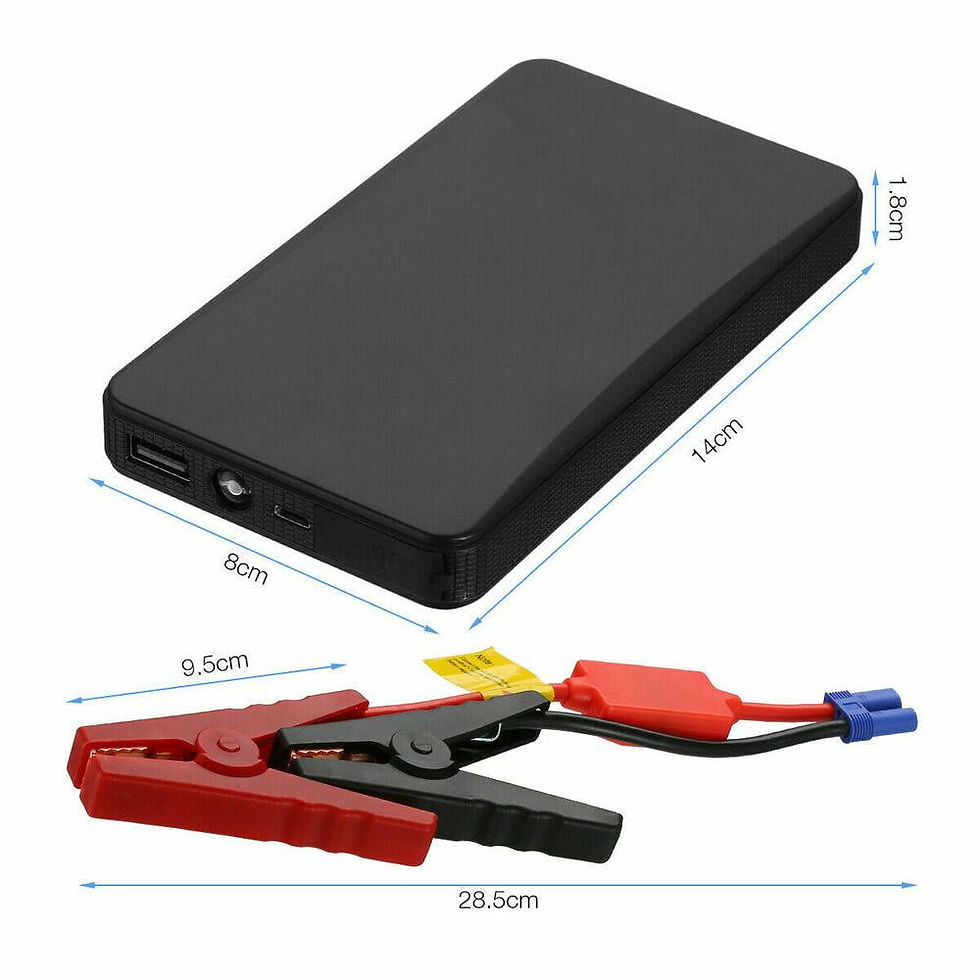 Thumbnail: 400A Peak 20000mAh Car Jump Starter with LED Light, SuperSafe Portable Emer..