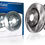 Thumbnail: Detroit Axle - Front Brake Rotors for 2007-2019 Nissan Altima Brake Rotors ..