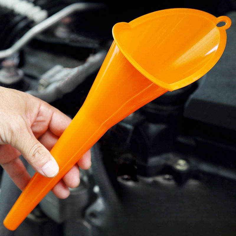 Thumbnail: Car Long Stem Funnel Gasoline Oil Fuel Filling Tools Anti-splash Plastic Oil Fun
