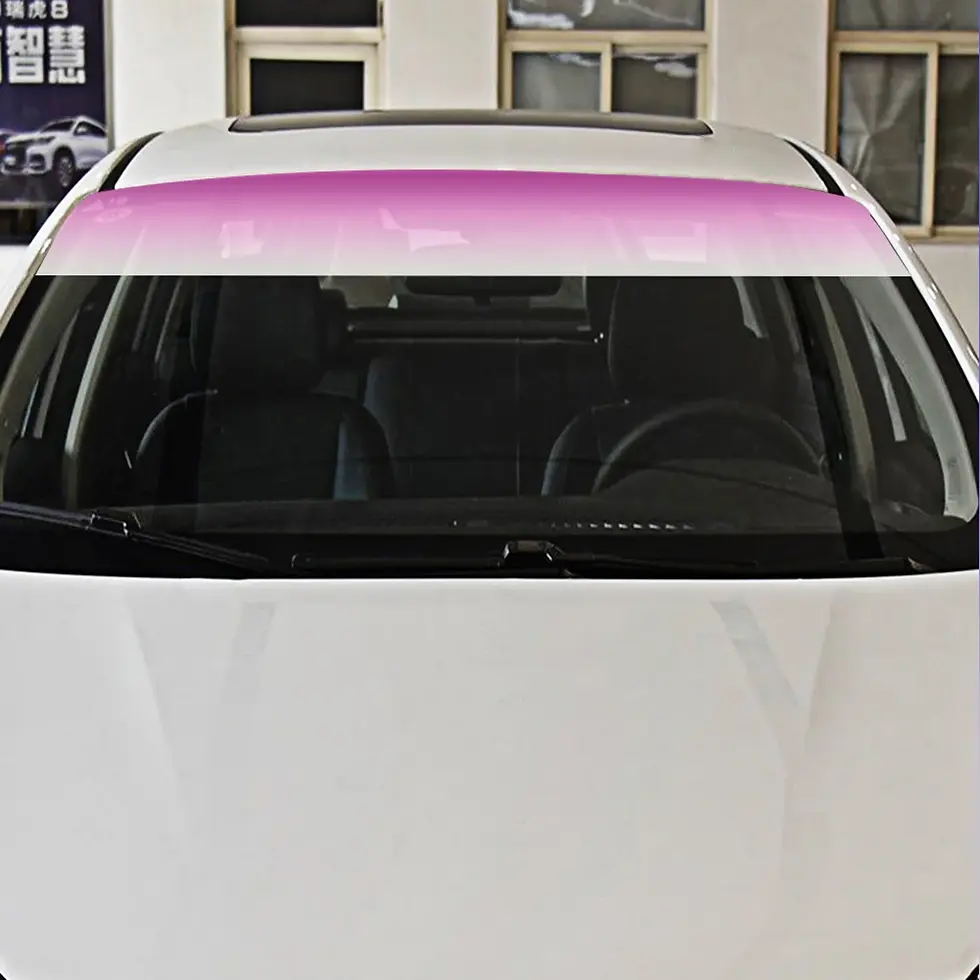 Thumbnail: Car Sun Visor Strip Tint Film Front Windshield Shade Car Window Sun Visor Strip