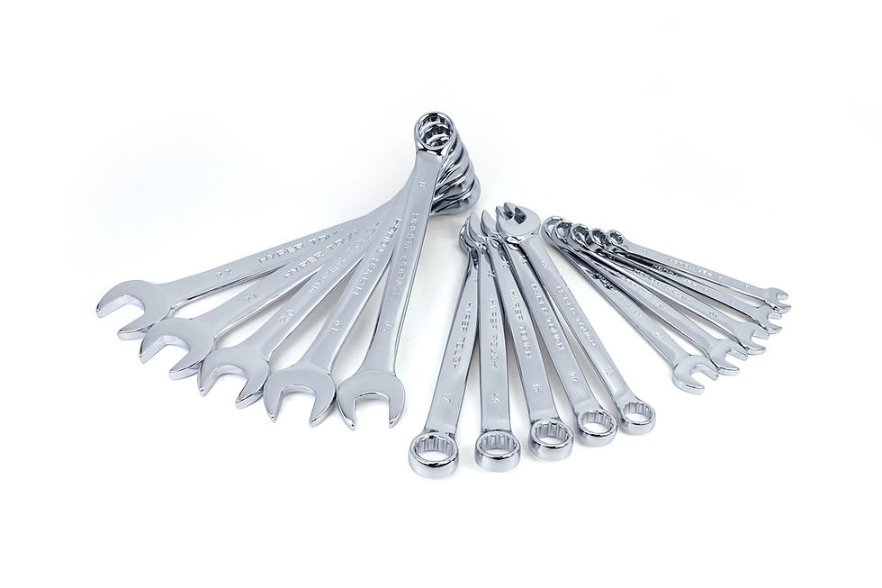 Thumbnail: Hyper Tough 15-Piece Metric Combination Wrench Set